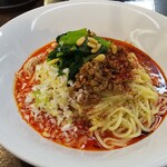 四川担担麺 蒼雲 - 汁なし担々麺3.5辛  大盛