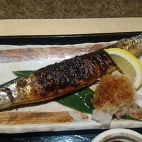 割烹 章月 - 本日の焼き魚(さんま)
