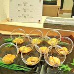 鮨 青海 青山店 - 雲丹9種類食べ比べ