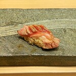 鮨 青海 - 大トロ炙り