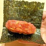 鮨 青海 - トロたく手巻き