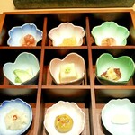 鮨 青海 - 前菜　青山をイメージして