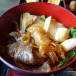 蕎麦茶寮 きむら - すき焼き丼