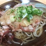 けんぞう蕎麦 - つゆをぶっかけます！