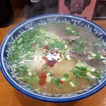蘭州拉麺店 火焔山 - 蘭州牛肉面。