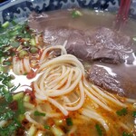 蘭州拉麺店 火焔山 - 表情。