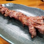 蘭州拉麺店 火焔山 - 新疆風ラム肉串。