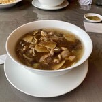 中国料理朱夏 - 鶏ときのこのあんかけラーメン