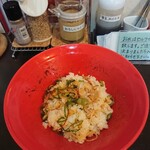 茉莉花 - ごはん(小)を投入して混ぜ合わせた後