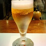 八丁堀黒きん - アサヒスーパードライの生ビールです(o^^o)