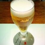 八丁堀黒きん - 泡はクリーミー、ビールはクリアでキレのある辛口(ドライ)ビールです(o^^o)
