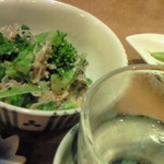 「菜の花ごましらす」＆「南部美人」