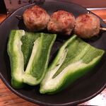 やきとん ま～ちゃん - つくねピーマン