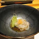 鮨 ふくじゅ - 青森産白魚ポン酢
