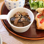 cafe koti - ナスと油揚げの味噌煮