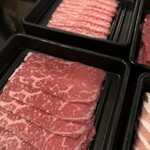 しゃぶしゃぶ すき焼き まんぷく屋 上野 - お肉各種