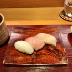 日々魚数寄 東木 - アオリイカ  鰤  なめら