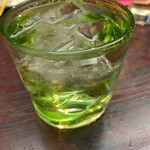 Okinawa Dainingu Nagomi - 沖縄ガラスのグラスで泡盛