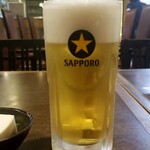 赤札酒蔵 - 生ビール：350円+税