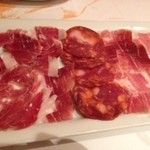 イベリコ豚の生ハム＆サラミ