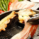 Ikariya - 一番人気！！厚切り豚のサムギョプサル！！
