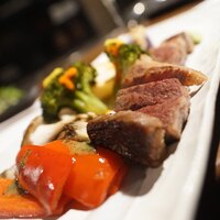 TEPPAN YARO - 焼き野菜とヘレ・・・サロインだな