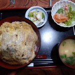 一力屋 - ｶﾂ丼（並）