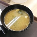 松屋 - 付属の味噌汁