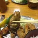 とんかつ 万平 - カキバター焼リフト