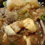 鮨げん家 - お魚モツ炒めポン酢（２）