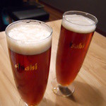 地酒ビストロ　おいち。 - 生ビール（琥珀の時間）