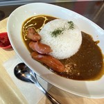 番長 - 基本がチキンとビーフのあいがけです