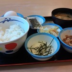 Matsuya - 定番朝定食牛皿+とろろ単品