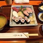 寿司居酒屋 多満 - 寿司定食　715円（税込み）
