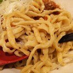 金町製麺 - 麺拡大（和えそば）