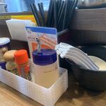 煮干しつけ麺 宮元 - カスターセット