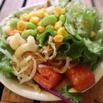 フラミンゴカフェ - セルフのサラダ