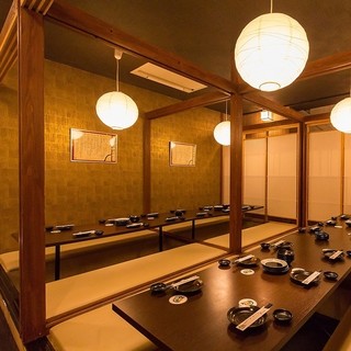 ２名様～７０名様まで個室にご案内