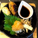 Yakitori Torihana - きのこおろしつくね