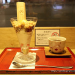 奈良 天平庵 - 栗のパフェ