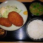 ありんこ - 「メンチとコロッケ定食」850円