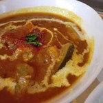 プジャ - かぼちゃとじゃがいもとチキンカレー