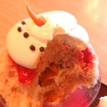 サカノウエカフェ - スノーマン 内部