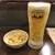 居酒屋ひらや - ビール＆お通し