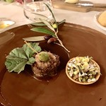 La Bastide de Capelongue - ⑧ジビエ4:ヤマウズラのガトーとそのジュ