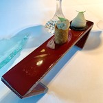 Michel Kayser Restaurant Alexandre - ①アミューズ（一つ食べてしまった！）