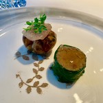 Michel Kayser Restaurant Alexandre - ⑥二つのウサギ料理　香り豊かなハーブでマリネ、ソースパンで調理した古典的なスタイル