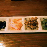 藺家 - 前菜４種