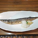 恵比寿 箸庵 - 新さんま一尾の塩焼き