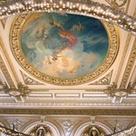 Le Louis XV-Alain Ducasse - 天井には巨大な絵画